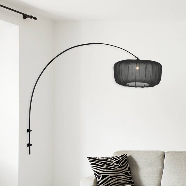 Steinhauer Applique da parete Sparkled Light, Nero, Soggiorno / Sala da pranzo, Metallo, Moderno, Applique