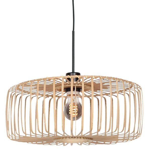 Steinhauer Lampada a sospensione Sparkled Light, dimmerabile, Legno chiaro, Soggiorno / Sala da pranzo, bambù, Lampada a sospensione
