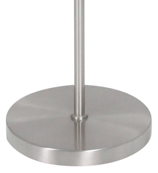 Mexlite Lampada da terra Noor, Alluminio / Grigio / Zincato, Soggiorno / Sala da pranzo, Metallo, Lampada da terra