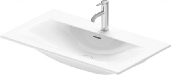 Duravit Meuble lave-mains Viu 234483, 830 mm, avec trop-plein, avec table de robinet, sans trou de robinet, 23448300601, 23448300601
