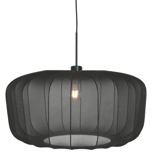 Steinhauer Lampada a sospensione Sparkled Light, dimmerabile, Nero, Soggiorno / Sala da pranzo, Tessuto / Stoffa / Seta, Moderno, Lampada a sospensione