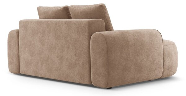 Divano marrone chiaro con rivestimento in velluto 175 cm Linz – Cosmopolitan Design