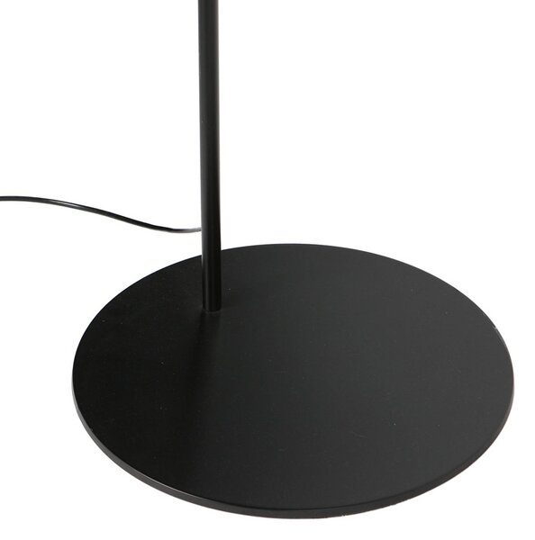 Anne Light Lampada ad arco Curve, Nero, Soggiorno / Sala da pranzo, Metallo, Lampada da terra