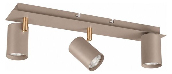 Kanlux 90782 - Faretto EVALO 3xGU10/10W/230V beige/oro