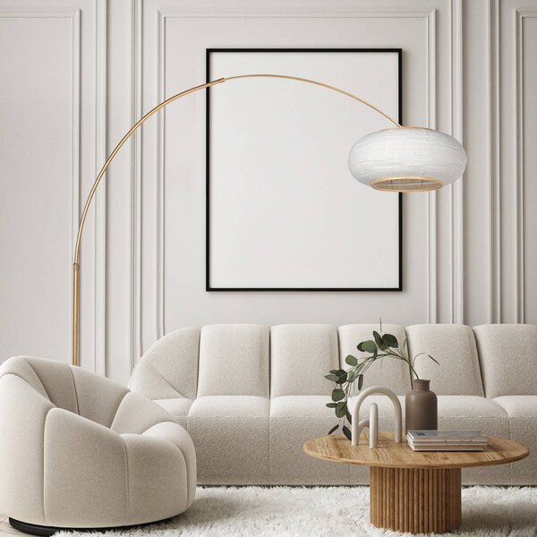 Steinhauer Lampada ad arco Sparkled Light, Bronzo / Ottone antico, Soggiorno / Sala da pranzo, Metallo, Lampada da terra