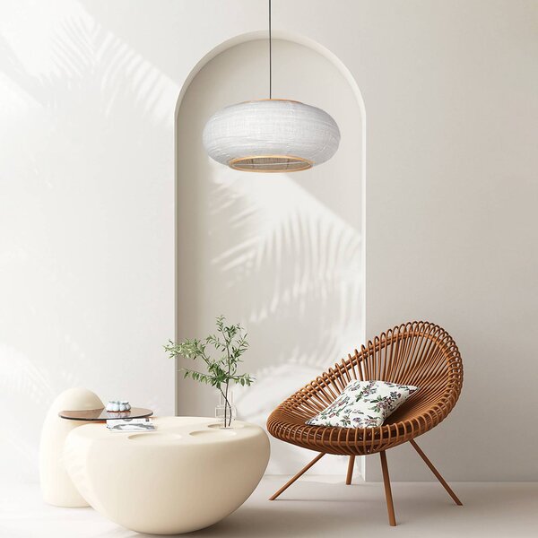 Steinhauer Lampada a sospensione Sparkled Light, Nero, Soggiorno / Sala da pranzo, Tessuto / Stoffa / Seta, Lampada a sospensione