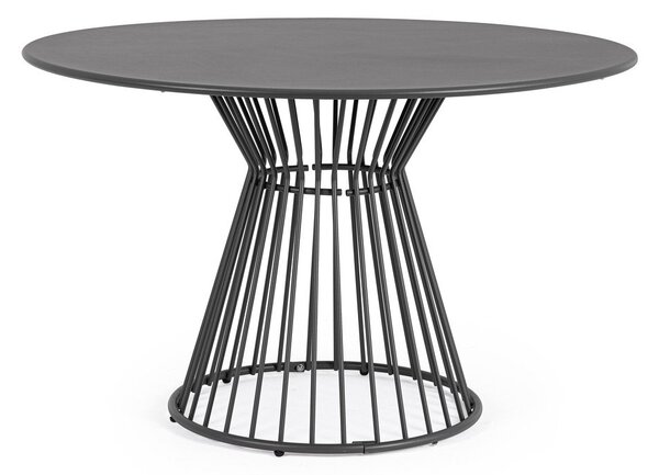 Tavolo da pranzo da giardino rotondo in acciaio ø 120 cm Austin – Bizzotto