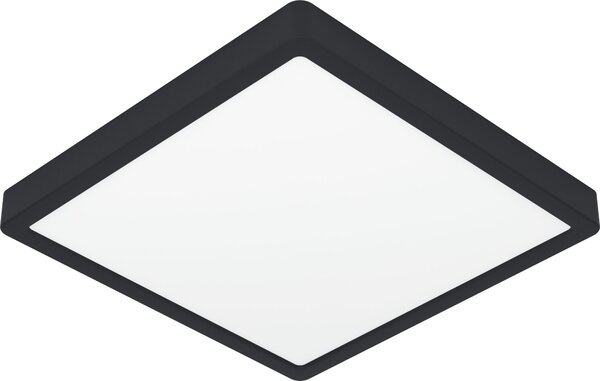 Eglo Plafoniera LED Fueva 6-Z nero 30 x 30 cm RGB dimmerabile