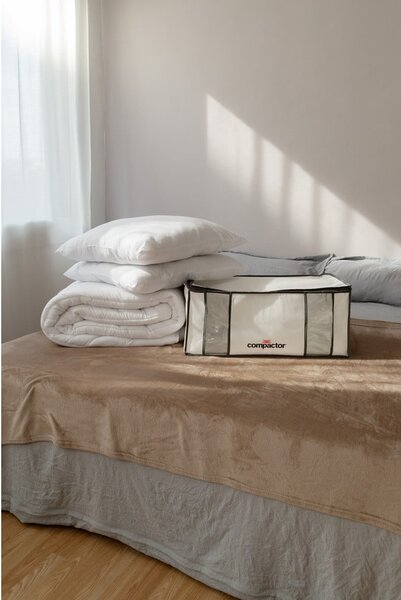 Organizer per vestiti sottovuoto/rinforzato in tessuto 65x45x27 cm Life – Compactor