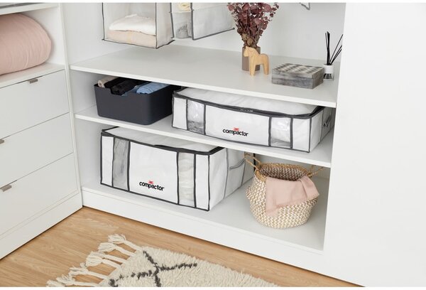Organizer per vestiti sottovuoto/rinforzato in tessuto 65x45x27 cm Life – Compactor