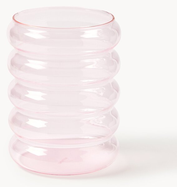 Set di 4 bicchieri da long drink in vetro soffiato borosilicato Bubbly