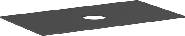 Hansgrohe Xevolos E Console 980/550 avec découpe au centre pour lavabo à poser sans trou de robinetterie, 54329760, 54329760