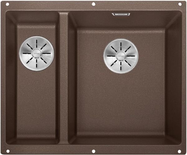Lavello in granito Blanco SUBLINE 340/160-U 460 x 555 mm cafe 523567