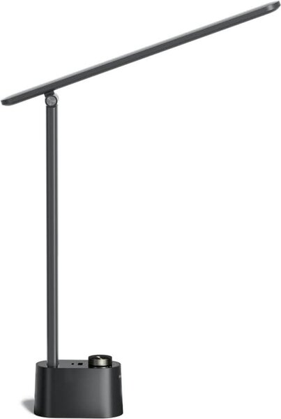 Lampada da tavolo Honeywell con porta di ricarica USB - dimmerabile, luce da comodino per l'ufficio di casa, pieghevole, portatile, piccola lampada da tavolo per adulti per leggere e lavorare, HWT-H01