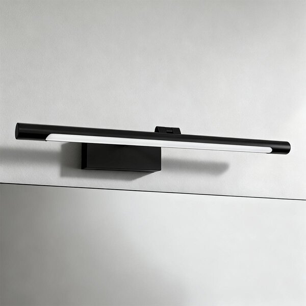 Lampada LED da Specchio 40cm Nera 6W IP54 - da Parete Colore Bianco Naturale 4.000K