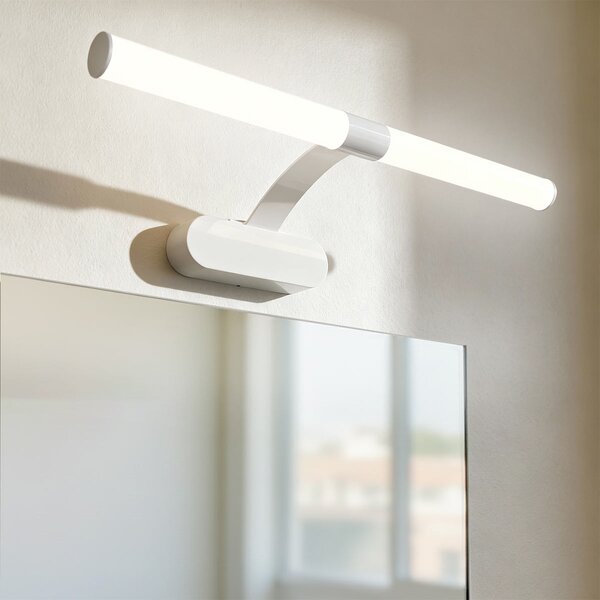 Lampada LED da Specchio 40cm Bianca 6W IP54 - Da parete o su mobile Colore Bianco Naturale 4.000K