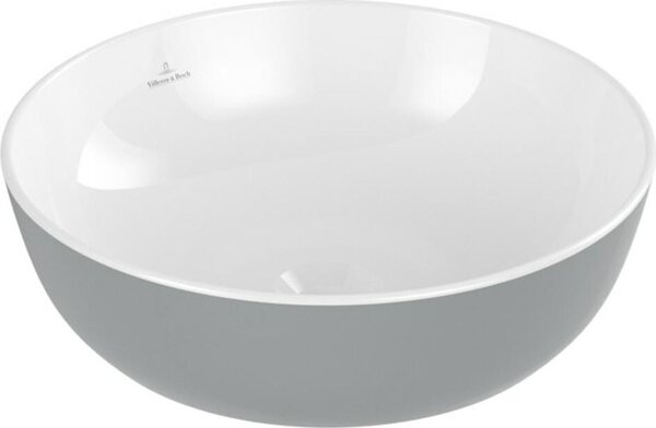 Villeroy & Boch Artis, lavabo à poser, rond, sans trop-plein, 430x430mm, 417943BCT7, 417943BCT7