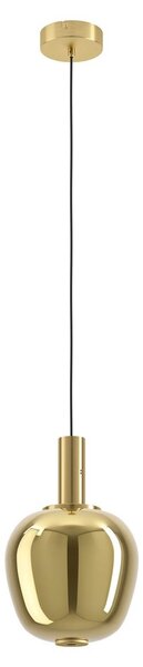 Lampada a sospensione Fruitera, finitura oro, diametro 25 cm