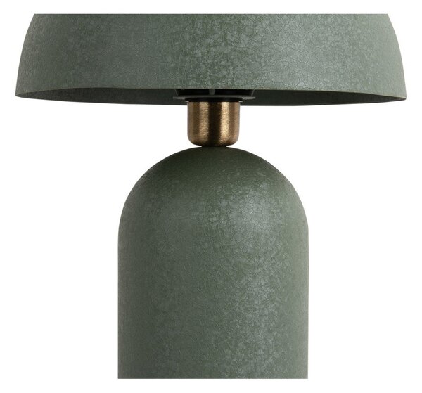 Lampada da tavolo verde con paralume in metallo (altezza 43 cm) Boaz - Leitmotiv