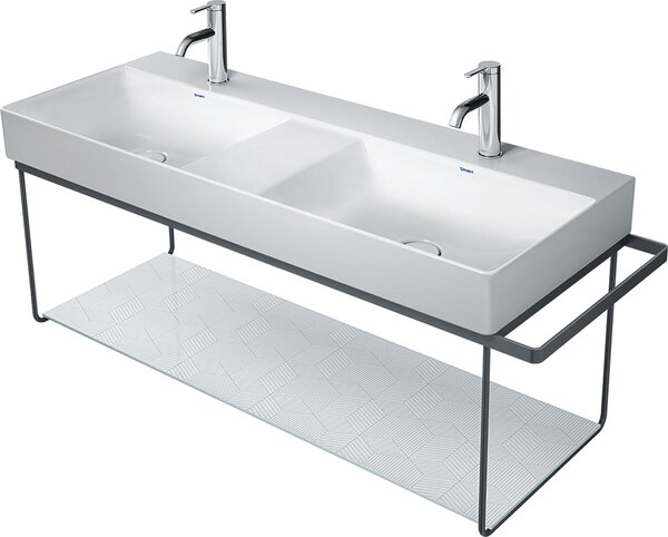 Duravit DuraSquare console en métal 126,5x45,1cm, pour lavabo 235312, montage mural, 0031184600, 0031184600
