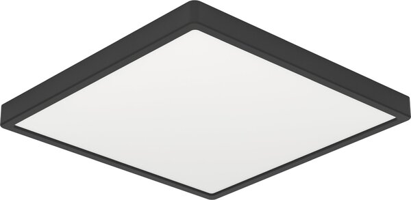 FUEVA 6 - Lampada a soffitto modulare - L39 x P39 x H2,5 cm - nera - 17,5W inclusa - IP20
