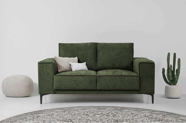 Divano verde con rivestimento in ciniglia 164 cm Copenhagen – Scandic