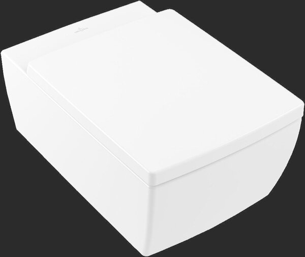 Villeroy & Boch Memento 2.0 WC suspendu à à fond creux, rectangulaire, suspendu, DirectFlush, sortie horizontale, 375x560x345mm, 4633R0R7, 4633R0R7