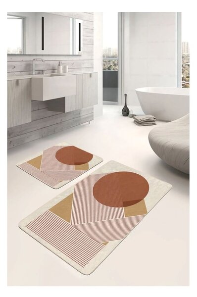 Set di tappetini per il bagno in velluto 2 pz 60x100 cm – Mila Home