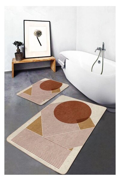 Set di tappetini per il bagno in velluto 2 pz 60x100 cm – Mila Home