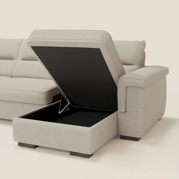 Magnolia divano letto angolare con Penisola Contenitore - Materasso H1