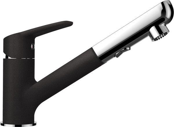 Miscelatore per lavello con doccia Schock DAJA nero 522120GNE