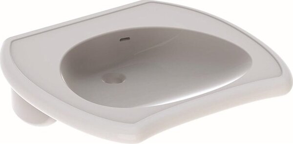 Geberit Lavabo Vitalis, accessible en fauteuil roulant 65cm, avec trop-plein, 121765000, 121765000