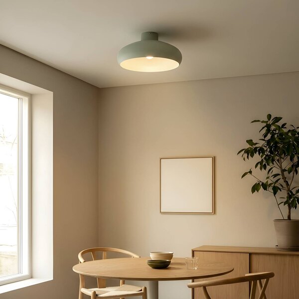 Plafoniera soffitto Elover Lindby, dimmerabile, Verde, Soggiorno / Sala da pranzo, Metallo, Moderno, Plafoniera