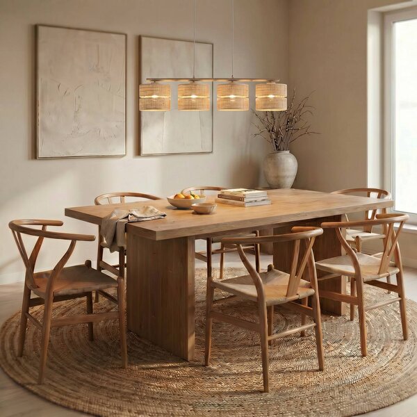 Lampada a sospensione Calma TK Lighting, dimmerabile, Crema / Ambra, Soggiorno / Sala da pranzo, Lampada a sospensione