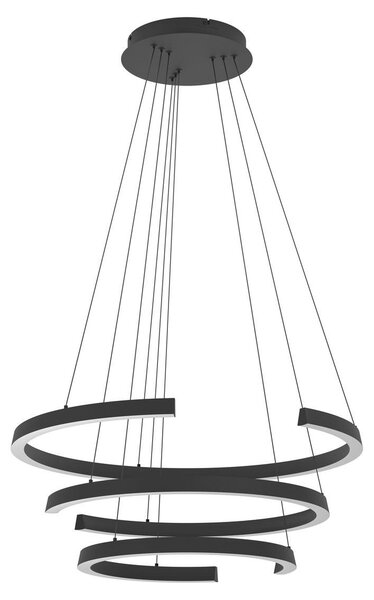 EGLO LABONETE, Lampada a sospensione, 6500 K, Classe di protezione IP20, Colore nero