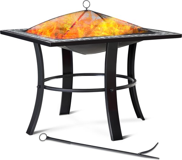 GARDEBRUK® Braciere da Giardino 76x76cm