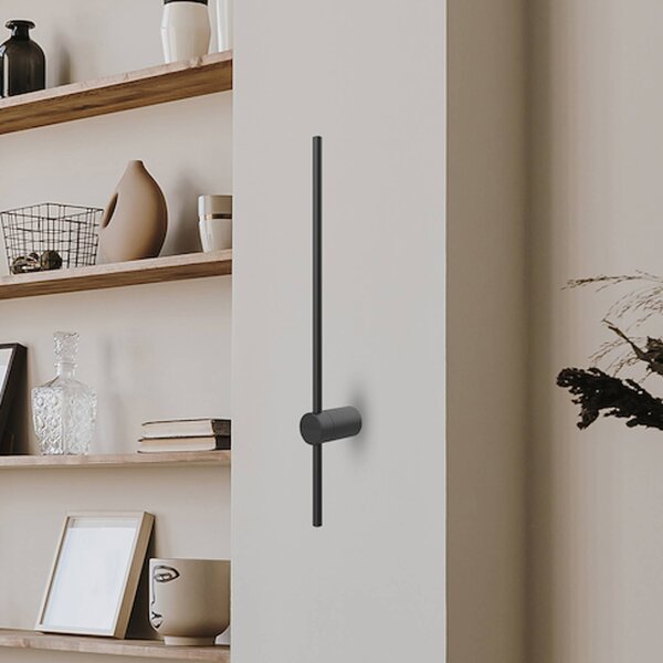Applique da parete a LED Swing Milagro Lighting, Nero, Soggiorno / Sala da pranzo, Metallo, Moderno, Applique a LED