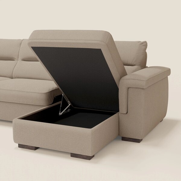 Magnolia divano letto angolare con Penisola Contenitore - Materasso H1