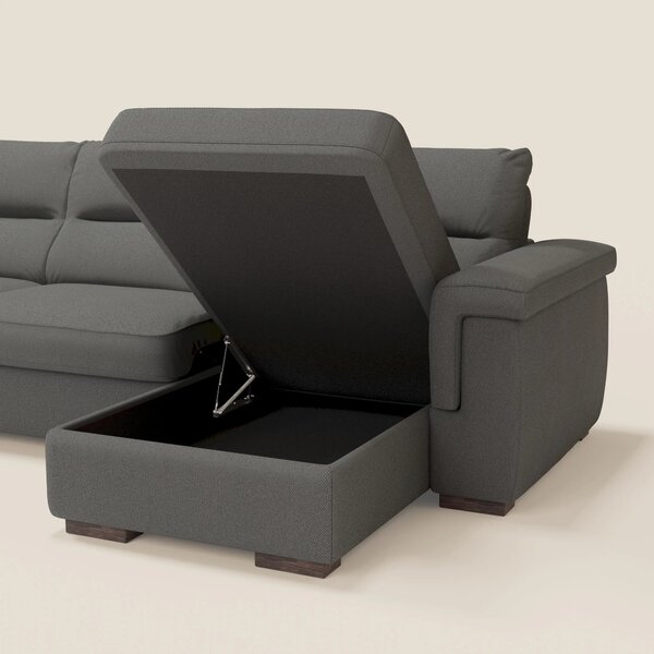Magnolia divano letto angolare con Penisola Contenitore - Materasso H1
