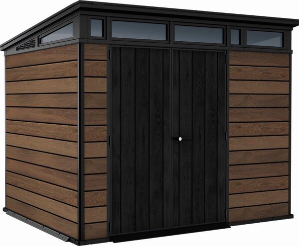 KETER Pent Signature Casetta da giardino orizzontale 9X7 279 X 226 X 216 cm Marrone 259818