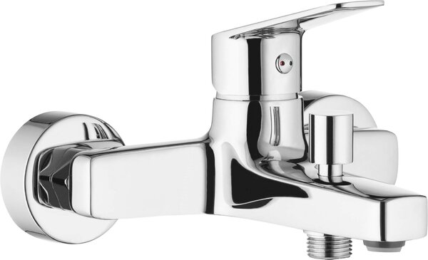 Wall-mounted bathtub mixer