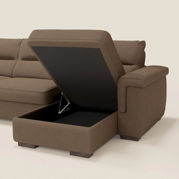 Magnolia divano letto angolare con Penisola Contenitore - Materasso H1