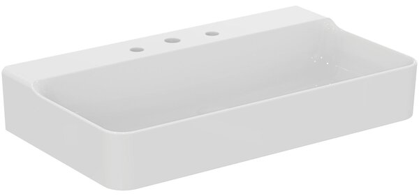 Ideal Standard Conca lavabo, 3 trous pour robinet, sans trop-plein, 800x450x145 mm, T379601, T379601