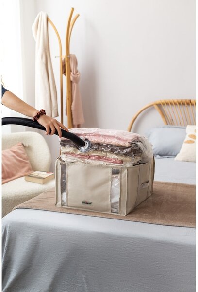 Organizer per vestiti sottovuoto in tessuto 42x40x25 cm Life – Compactor
