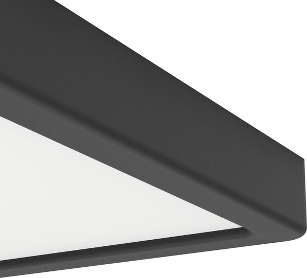 Eglo Plafoniera LED Fueva-6-Z nero 22 x 22 cm RGB dimmerabile