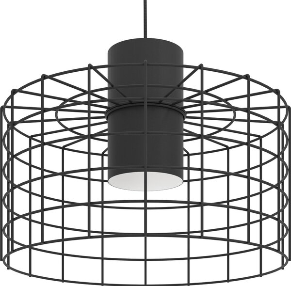 Eglo 43627 MILLIGAN E27 lampada a sospensione Ø380mm nero bianco