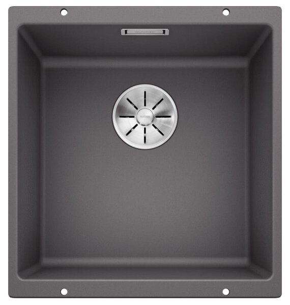 Lavello in granito Blanco SUBLINE 400-U 460 x 430 mm grigio roccia 523423