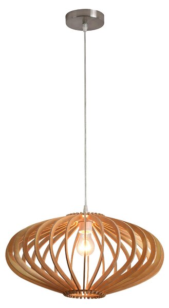 MOOD Lampada a sospensione in legno Ø45cm – Lampada a sospensione sostenibile E27 per un ambiente naturale e moderno