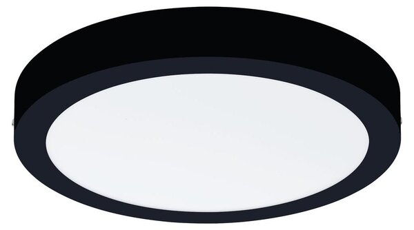 Plafoniera Fueva-CCT Ø300 mm nera