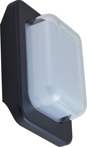 Lampada da parete per esterni Lindby LED Sibara, antracite, angolare, IP54